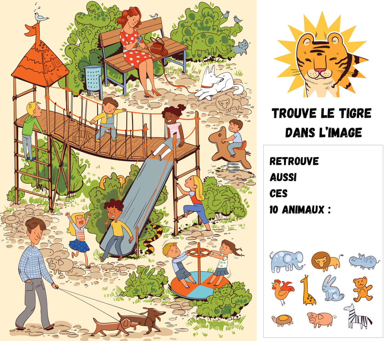 La Famille Souris Cherche Et Trouve - French Family Mouse Search & Find Board Game For Kids - View #8