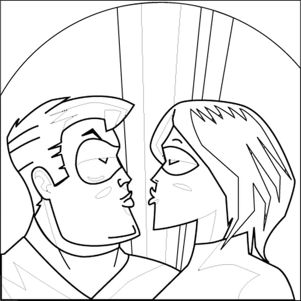 Coloriage Gratuit Super Heros Imprimer