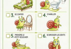 Ma routine du matin &agrave; imprimer pour ne rien oublier avant de partir &agrave; l'&eacute;cole