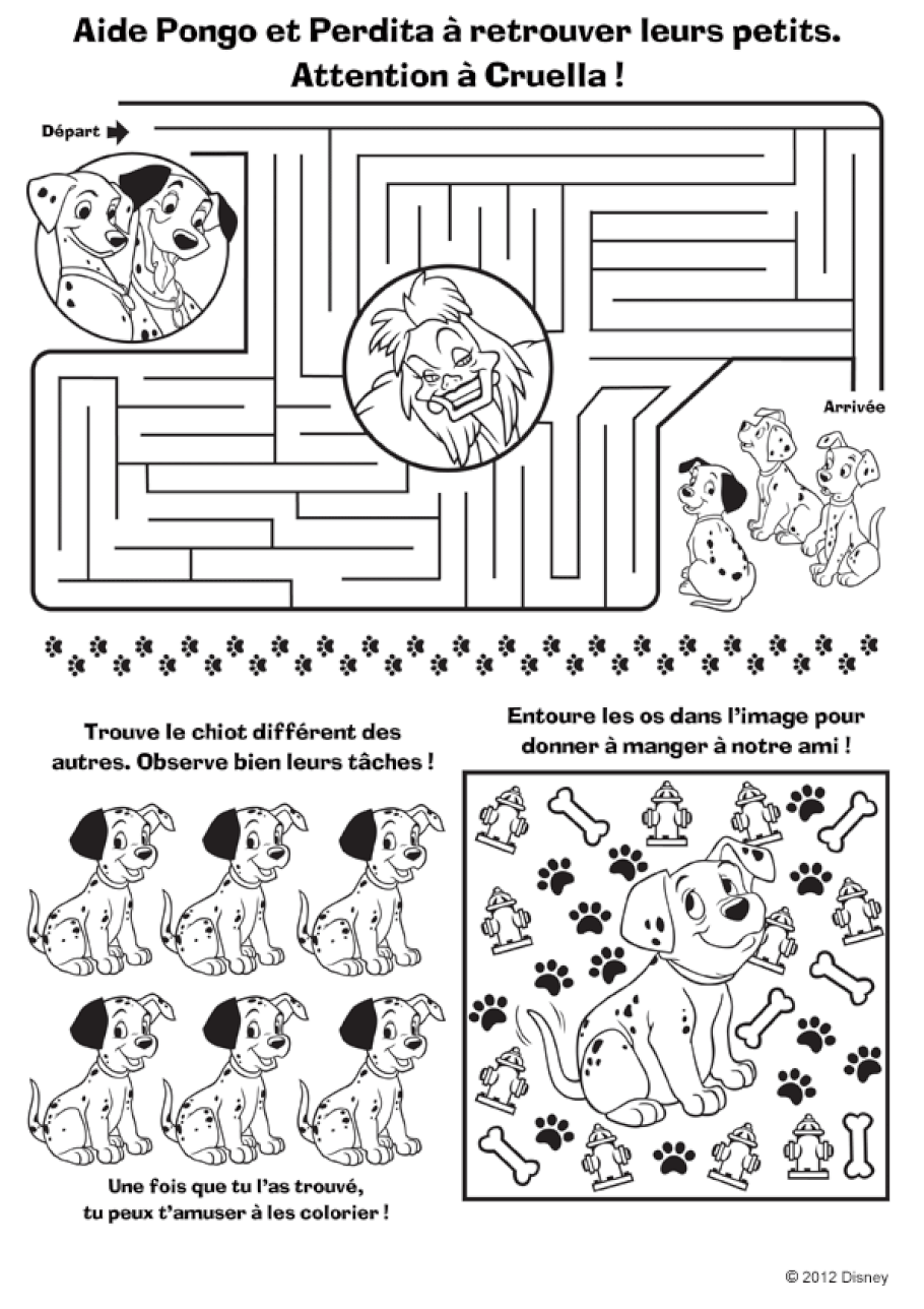 Coloriage A Imprimer 101 Dalmatiens Gratuit