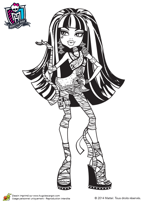 Coloriage Cleo De Nile