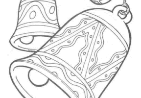 Coloriage dessiner cloches noel
