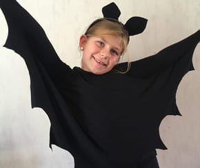 Ce déguisement de chauve-souris est le plus facile à faire pour Halloween