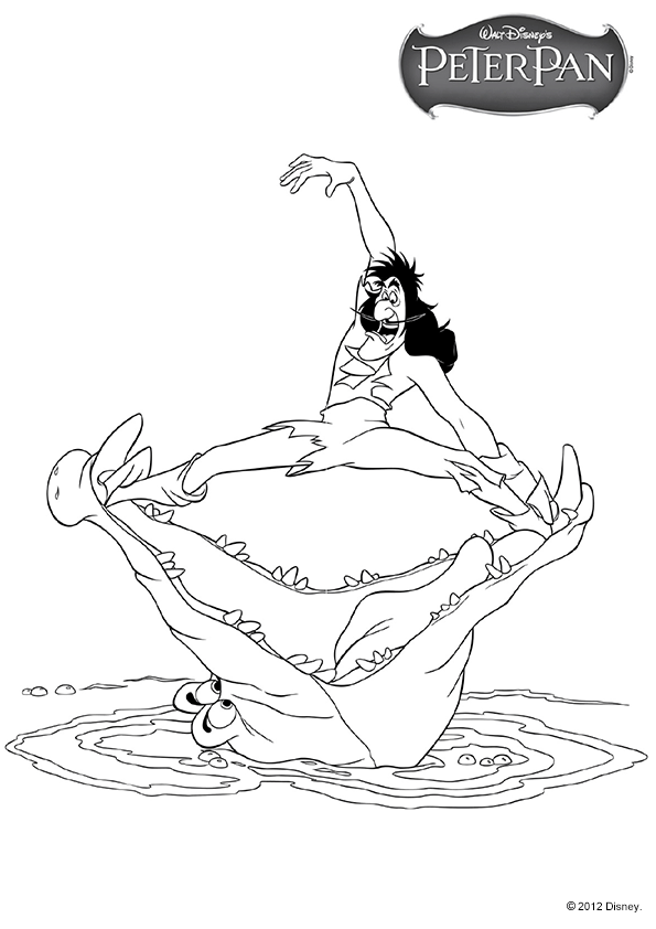 Coloriage Capitaine Crochet A Imprimer