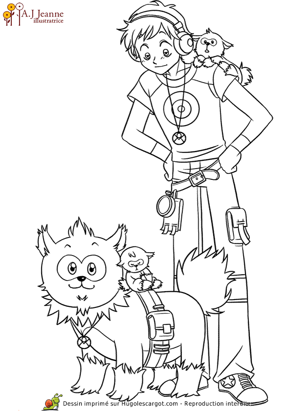 Coloriage De Fee Manga A Imprimer