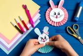 Bricolages lapins de P&acirc;ques&nbsp;: nos id&eacute;es faciles et adorables &agrave; faire avec les enfants