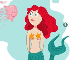 Apprends &agrave; dessiner une belle sir&egrave;ne en seulement 5&nbsp;&eacute;tapes
