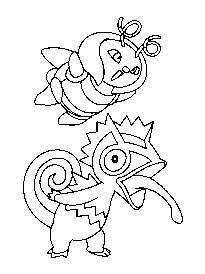 Coloriage pokemon lumivol 1