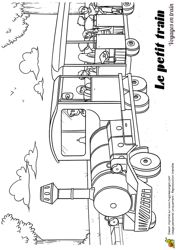 Coloriage De Train A Imprimer Gratuit