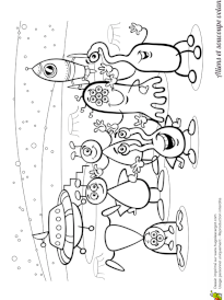 Coloriage A Imprimer Extraterrestre