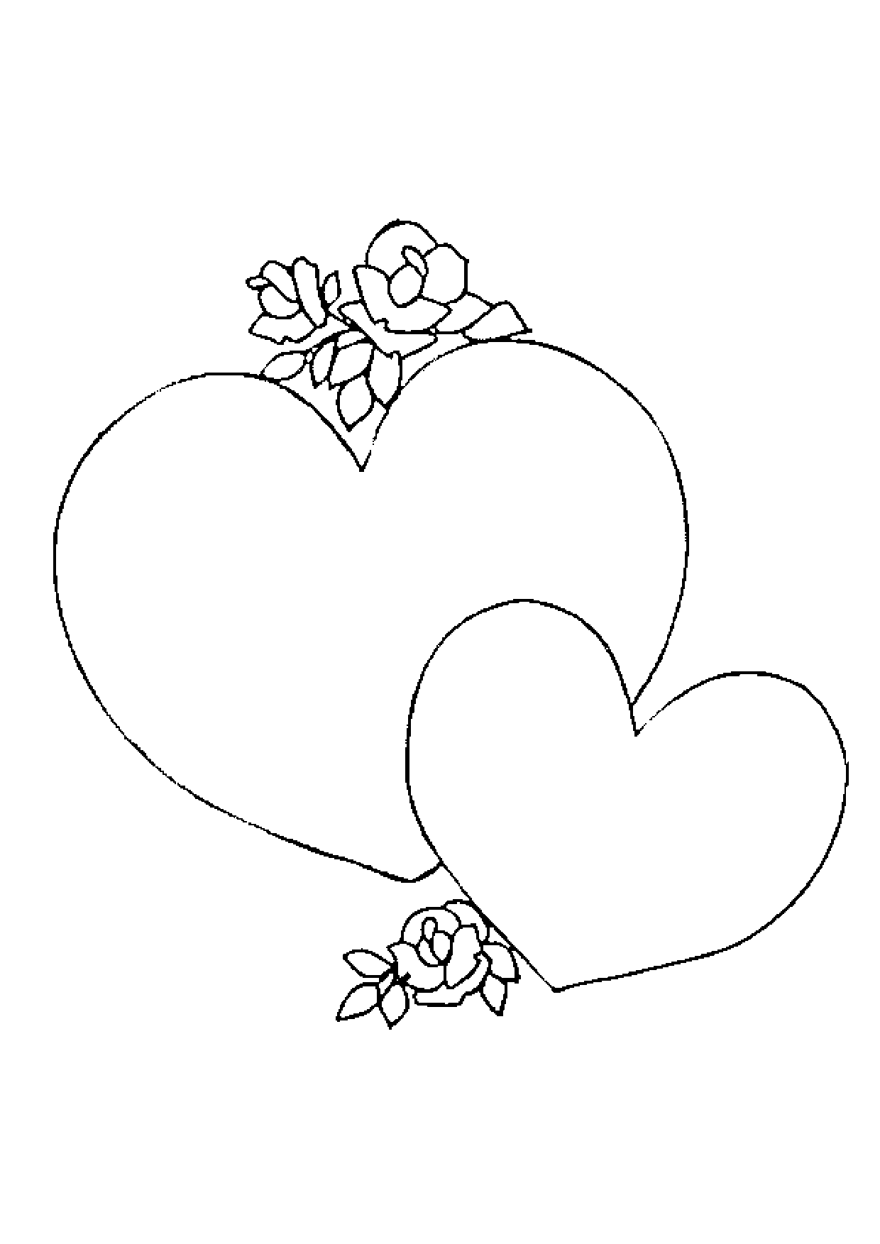 Dessin D Amour Facile A Faire Coloriage Saint Valentin Cœurs
