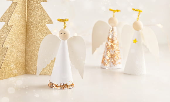 Activités décoration anges de Noël