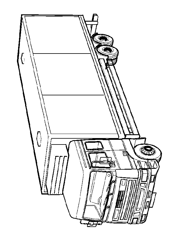 Coloriage Gratuit De Camion
