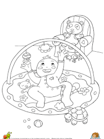 Coloriage De Vrai Bebe