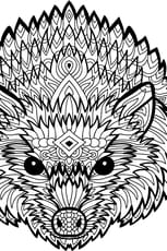 Coloriage h&eacute;risson mandala