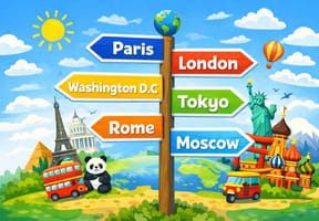 Pour apprendre les capitales du monde, faites ce quiz avec les enfants&nbsp;!