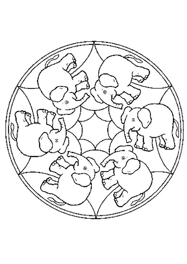 Coloriage Elephant A Imprimer