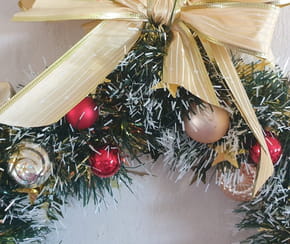 Couronne de No&euml;l &agrave; fabriquer