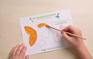 Etape 3&nbsp;: la peinture des nageoires