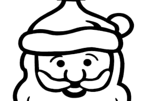 Coloriage noel boule pere noel