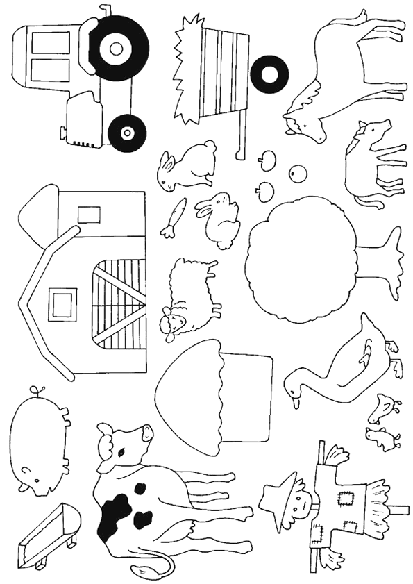 Coloriage A Imprimer De Ferme