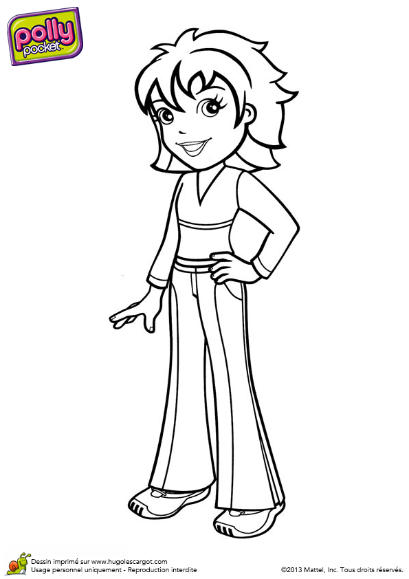 Coloriage Polly Pocket En Ligne Gratuit