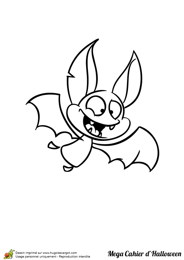 Coloriage A Imprimer Chauve Souris