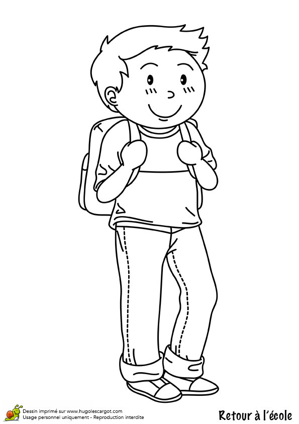 Coloriage De Fille Et Garcon