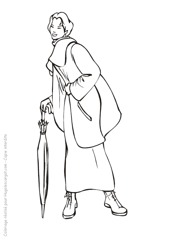 Coloriage Femme A Imprimer