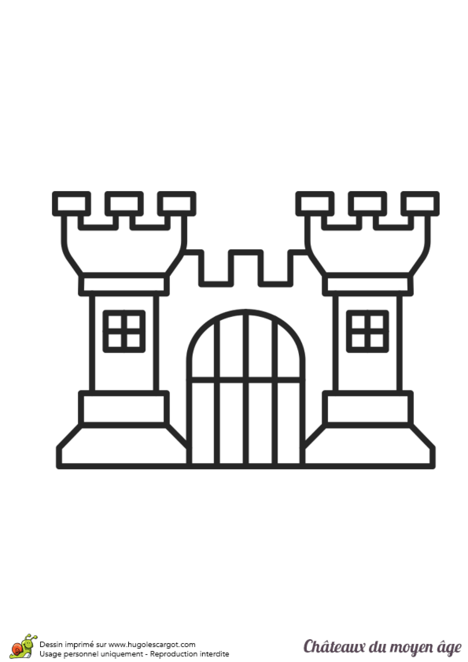 Dessiner Un Chateau Facile