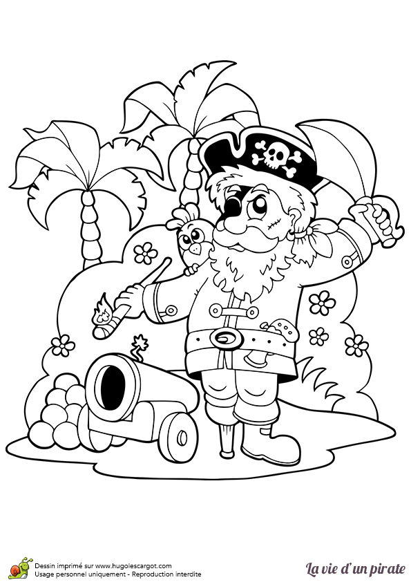 Coloriage Bateau De Pirate A Imprimer