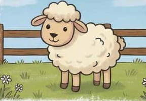Apprendre &agrave; dessiner un mouton
