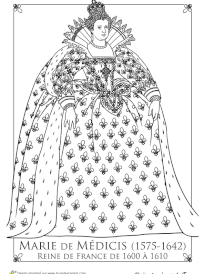 Coloriage De Roi Et Reine