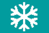 Pixel art flocon de neige