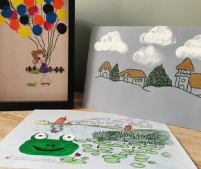 Peinture à l'éponge : nos idées avec un embout rond