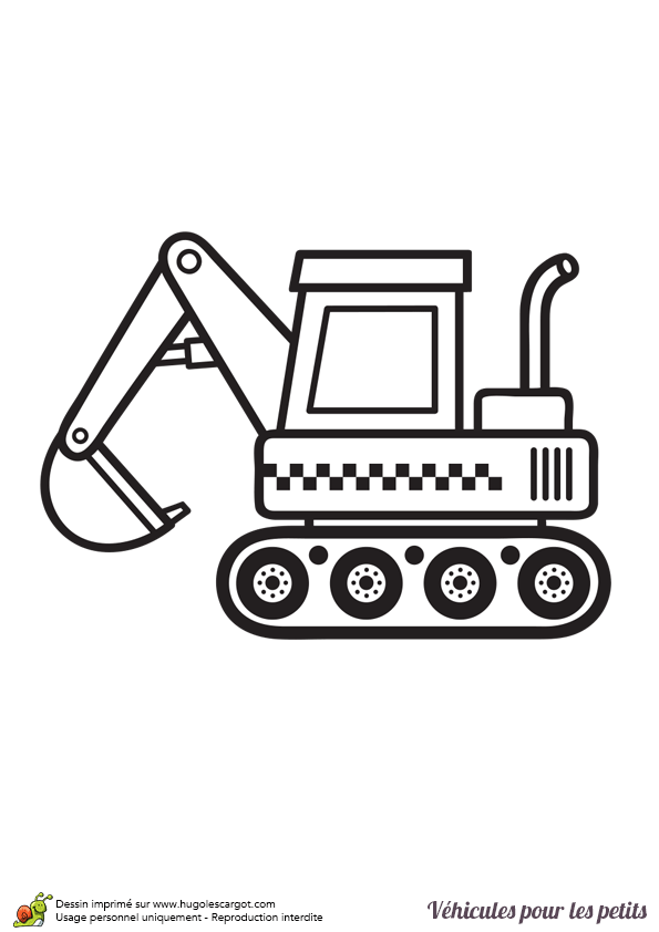 Coloriage A Imprimer Pelleteuse