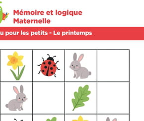 Sudoku pour les petits, le printemps