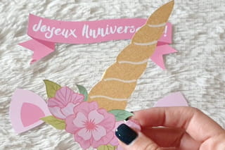 Étape 1 : imprimer le toppler licorne