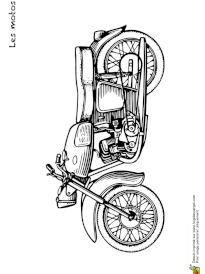 Coloriage transports les motos 02