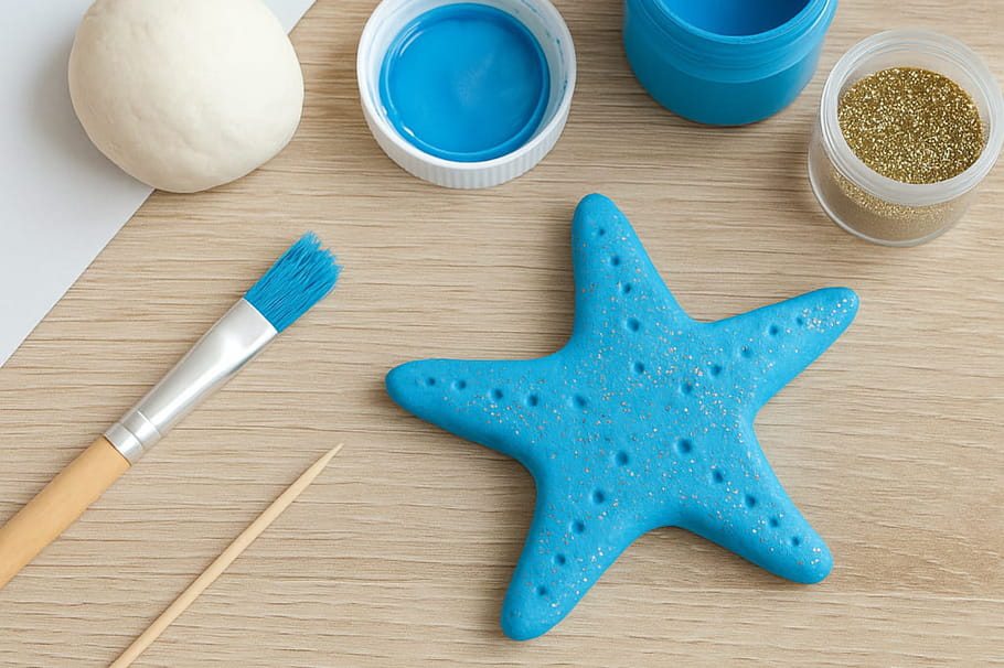 Une étoile de mer en pâte à sel : le DIY facile qui sent bon les vacances