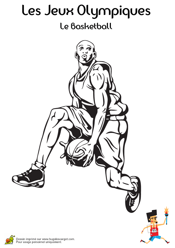 Coloriages De Basketteur