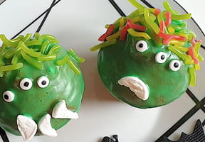 Cupcakes monstres pour Halloween