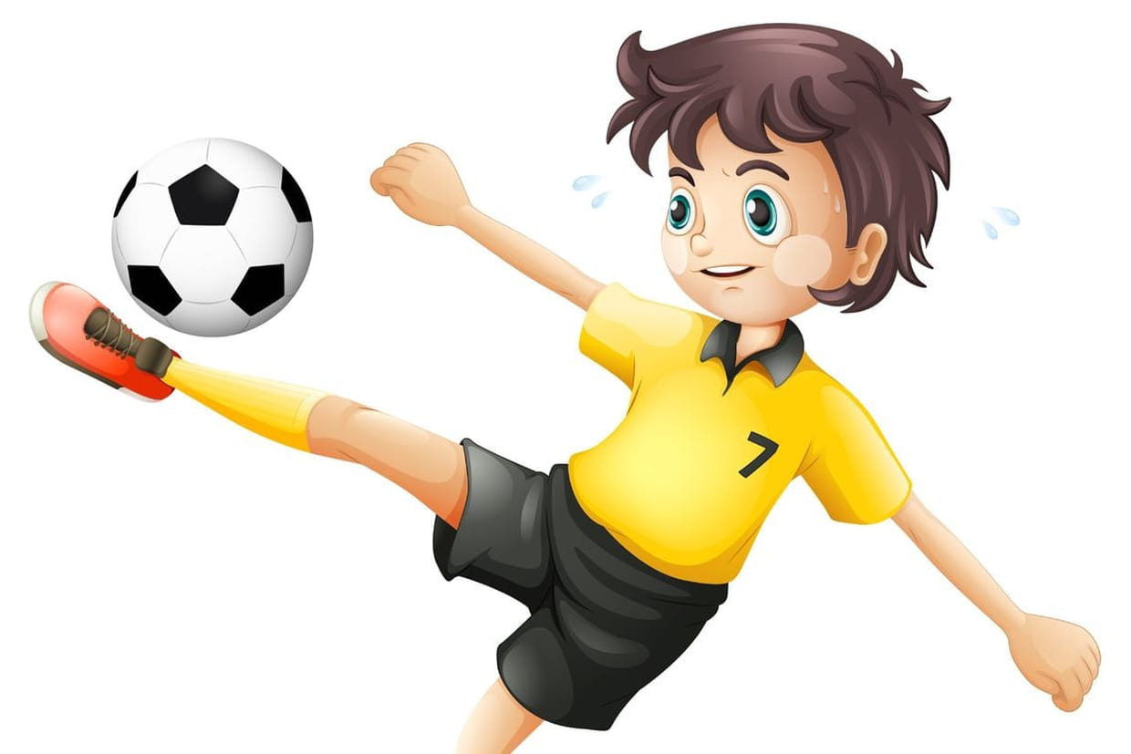 Coloriage D Enfant Qui Joue