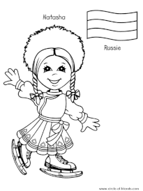 Coloriage Costume Du Monde