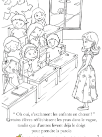 Coloriage 2 vacances classe