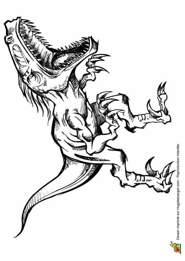 Coloriage A Imprimer De Dinosaure