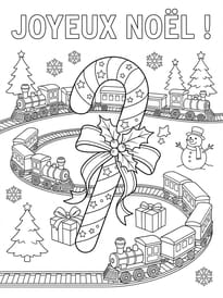 Coloriage d'un sucre d'orge