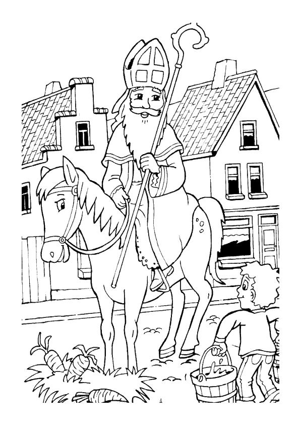 Coloriage De Saint Bernard A Imprimer