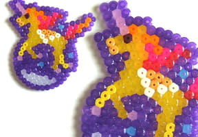 Perles &agrave; repasser cheval ou licorne