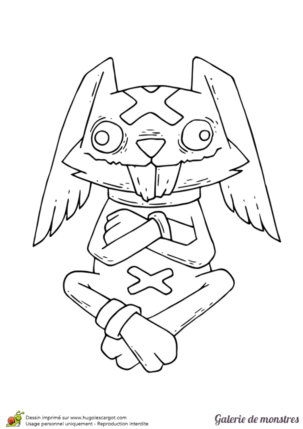 Coloriage Lapin Pas Cretin